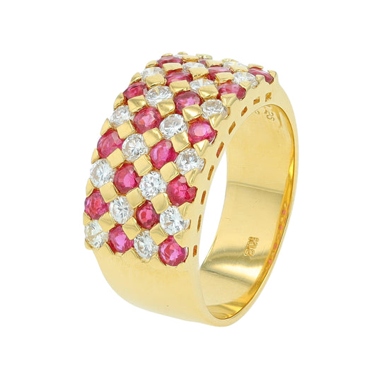 18K YG 1.25 CTW Ruby Ring